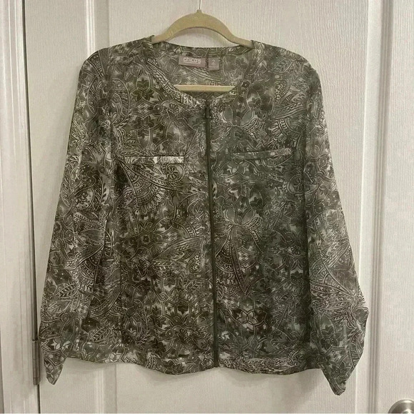 Chico's Tops - Chico’s Full Zip Blouse